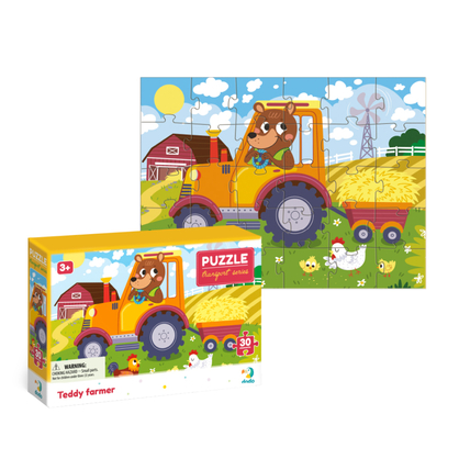 Фото, Видеообзоры пазл dodo ведмедик-тракторист