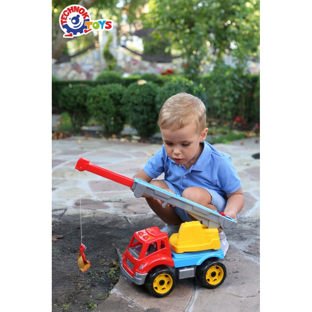 Фото, Видеообзоры іграшка "автокран технок" (в коробці), арт.4555