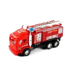 Пожарная машина 6010 (96шт) инер-я, в кульке, 26-12-9см