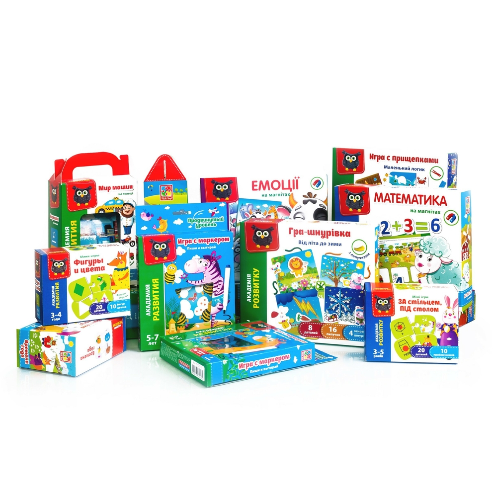 Фото, Видеообзоры гра з маркером «пиши та витирай. високий рівень» vt5010-06