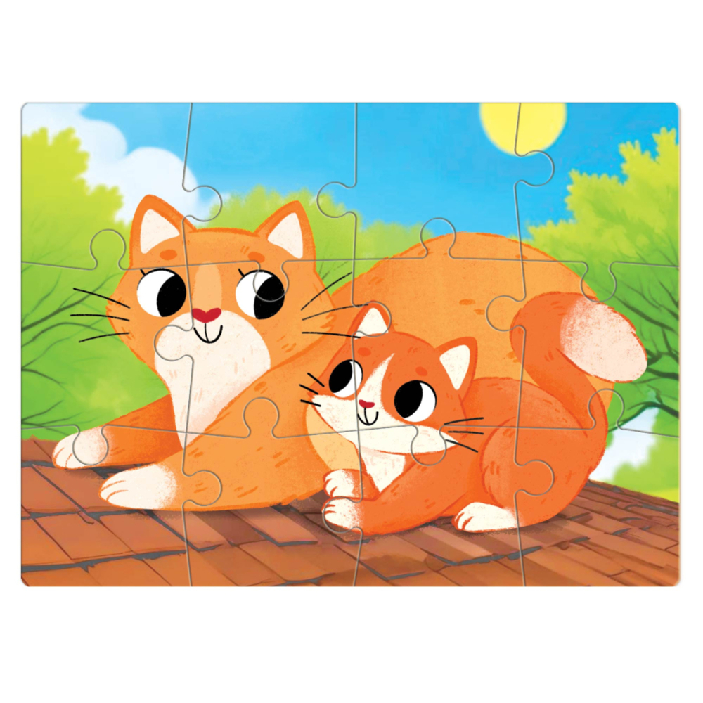 Фото, Відеоогляди пазл dodo завжди разом котики