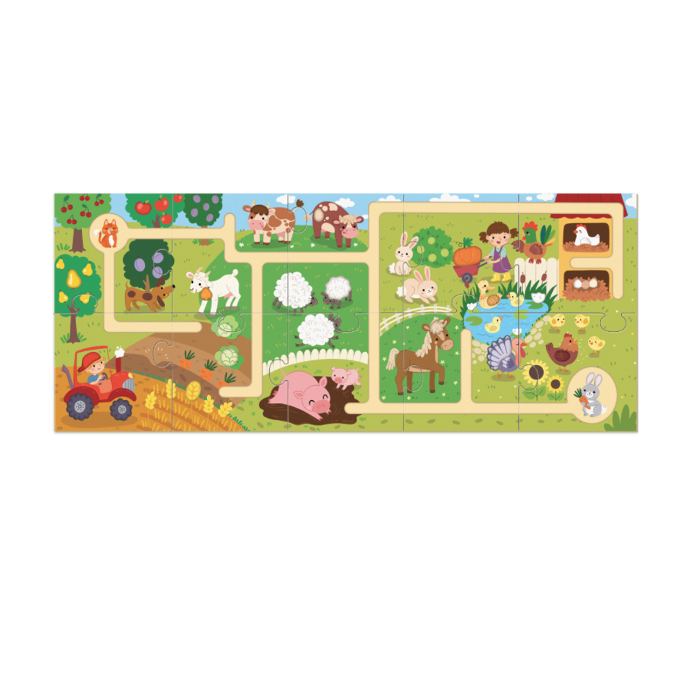 Фото, Відеоогляди пазл-лабіринт dodo моя мандрівка фермою