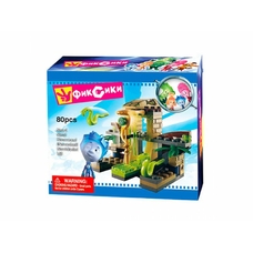Конструктор 58025 (48шт) ФК, строение, фигурка, 80 дет, в кор-ке, 14-12-4,5см