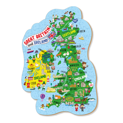 Фото, Видеообзоры пазл dodo мапа великобританії та ірландії