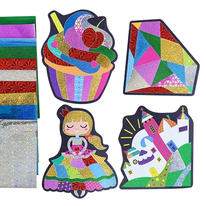 Фото, Видеообзоры набір для творчості з фольгою «foil craft. принцеса» vladi toys vt4433-11