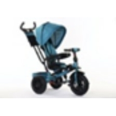 Дитячий триколісний велосипед GS-Y01 П2 козирок капюшон трицикл трансформер батьківська ручка поворот на 360