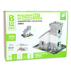 Будівельний набір для творчості з міні-цеглинок BLOCKY Башта Майстра Strateg (31008)