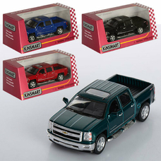 Машинка KT 5381 W (24шт) металл, инер-я,12,5см,1:46,откр.двери,рез.колеса,4цвета,в кор-ке,16-8-7,5см