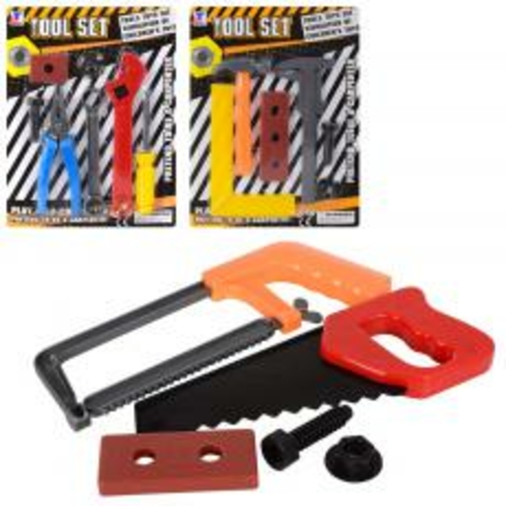 Набір інструментів 1601 молоток пласкогубці ключ на листі