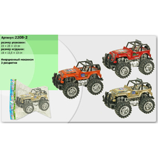 Машина інерц. 2208-2 (96шт/2) 2 цвета, в пакете 23*25*13см