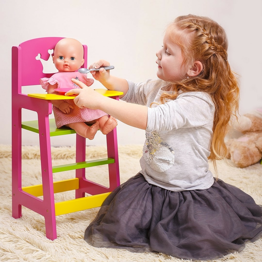 Фото, Відеоогляди ляльковий дерев'яний стільчик rw1210