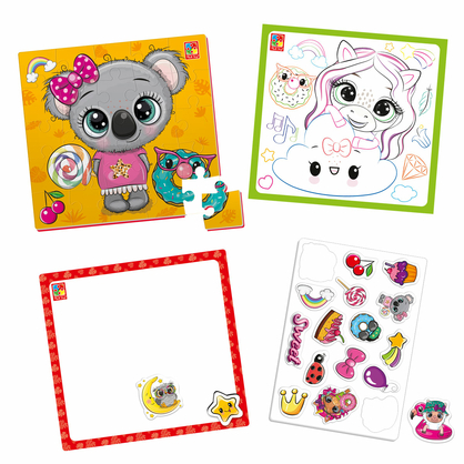 Фото, Видеообзоры набір для творчості vladi toys 4 в 1. пухнастики та солодощі. vt4210-17