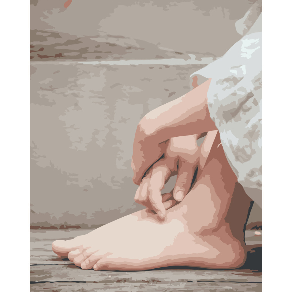 Фото, Відеоогляди картина за номерами strateg преміум ніжні ніжки розміром 40х50 см (dy114)