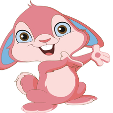 Картина за номерами Strateg ПРЕМІУМ Зайченя з лаком розміром 30х30 см ES056