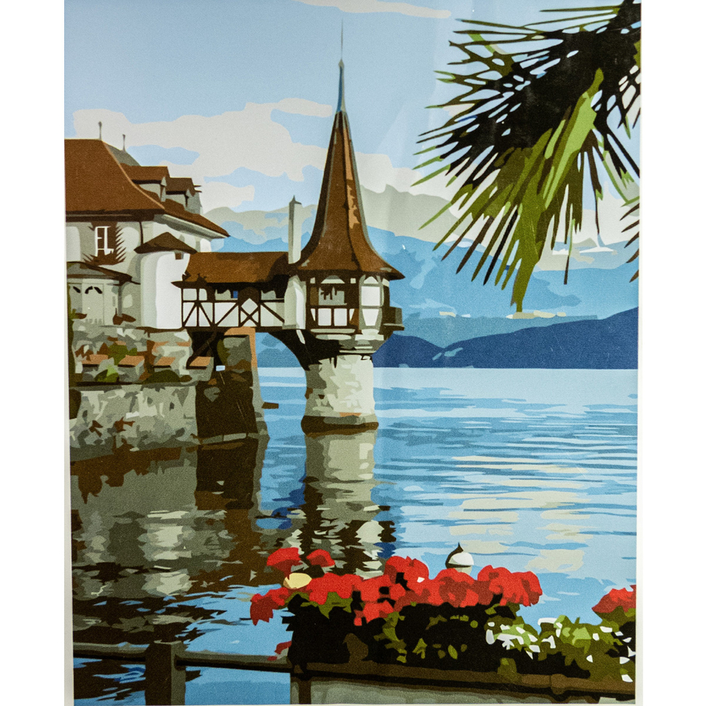 Фото, Відеоогляди картина за номерами strateg преміум над водою з лаком розміром 40х50 см va-3351