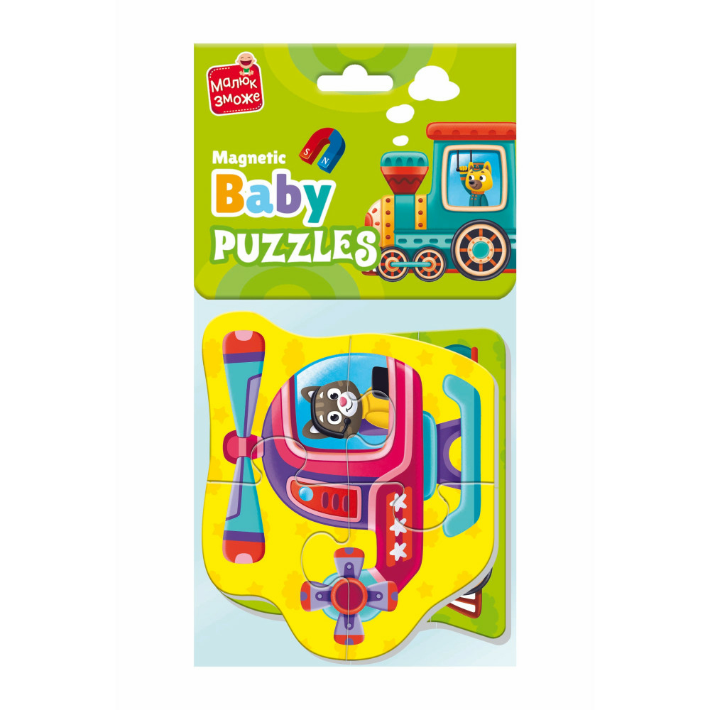 Фото, Видеообзоры магнітні бебі пазли «транспорт» vt3208-29