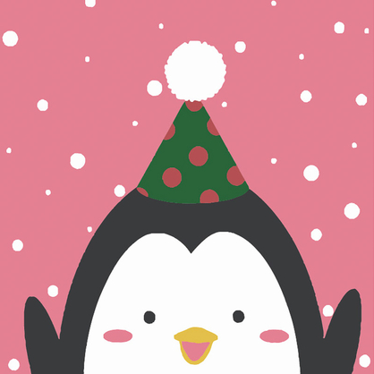 Фото, Відеоогляди картина за номерами strateg  пінгвін розміром 20х20 см (hh5129)