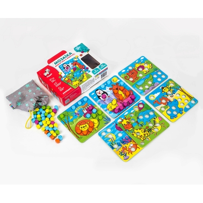 Фото, Відеоогляди мозаїка дерев'яна «зоопарк» zb2002-02