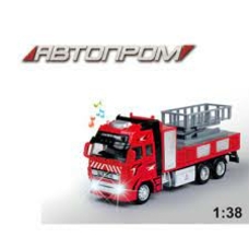 Машина мет. АВТОПРОМ арт. АР7513В (48/2) 1: 38, пож, світло, звук Машина мет. АВТОПРОМ арт. АР7513В (48/2) 1: 38, пож, світло, звук