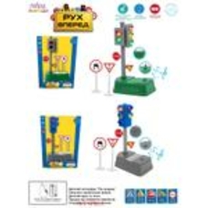 Світлофор UKA-A0115-1/2 рух вперед,батар.,муз.,світ.,2види,в кор.