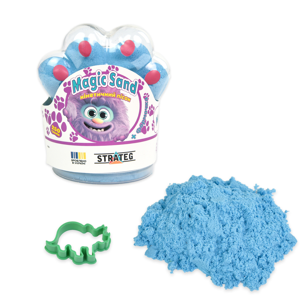Фото, Відеоогляди кінетичний пісок magic sand strateg 0,250 кг (39407)