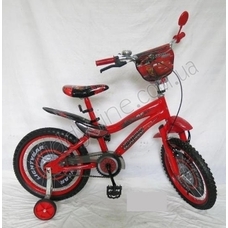 Велосипед 2-х коліс 18 ''141810-C (1шт) з дзвінком, дзеркалом, з вставками в колесах