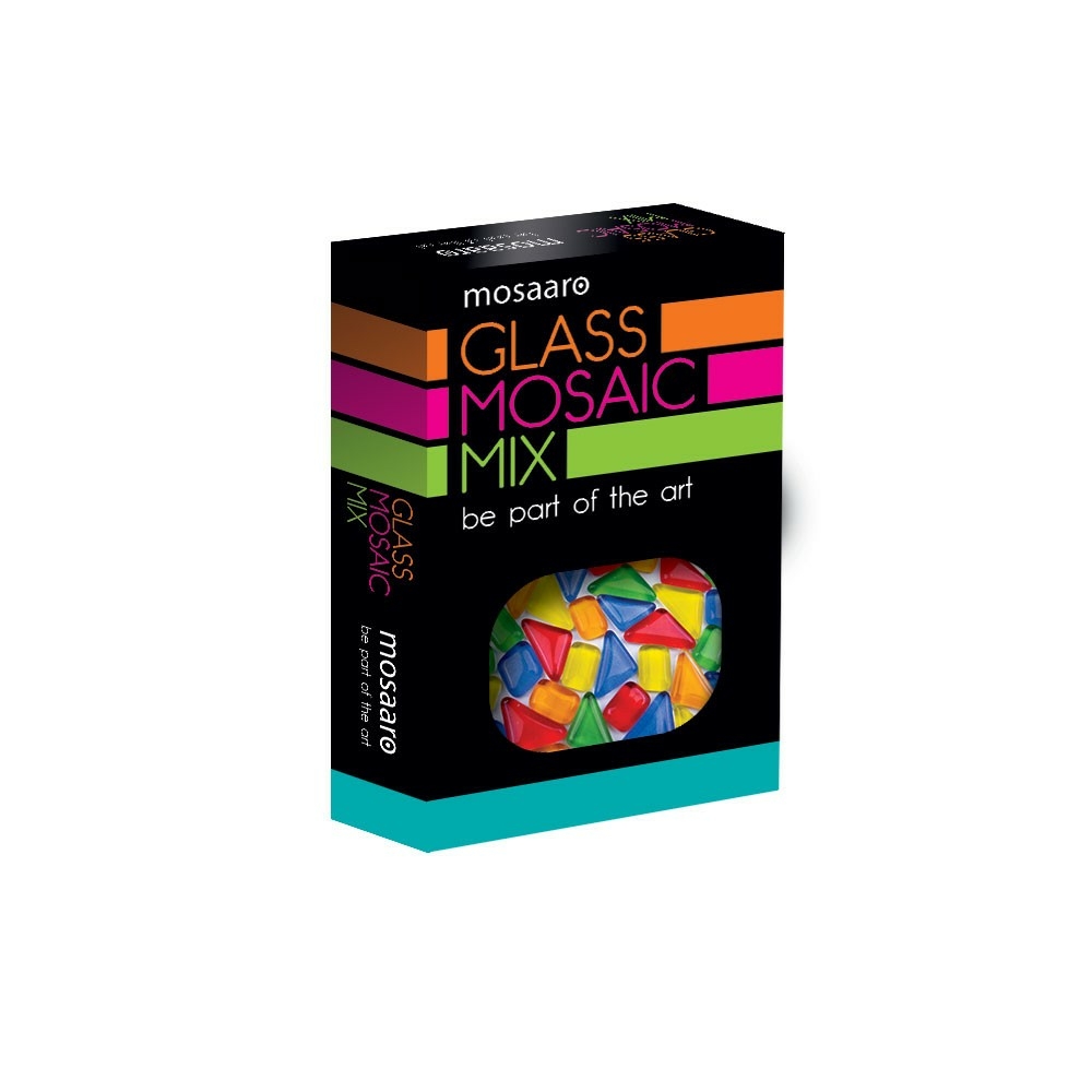 Фото, Видеообзоры скляна мозаїка «mosaaro. mosaic mix: blu, green, yellow, red, orange» ma5003