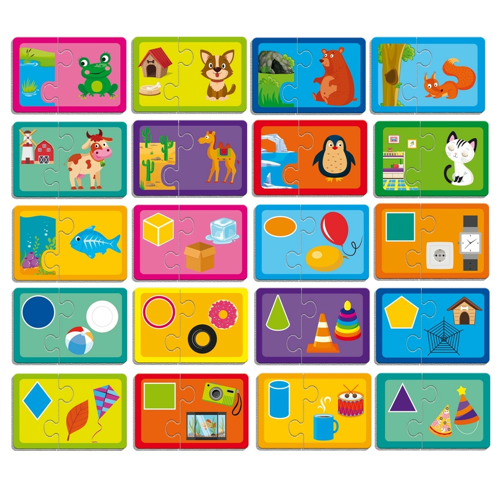 Фото, Видеообзоры гра настільна «знайди пару. хто де живе?» vladi toys vt5003-03