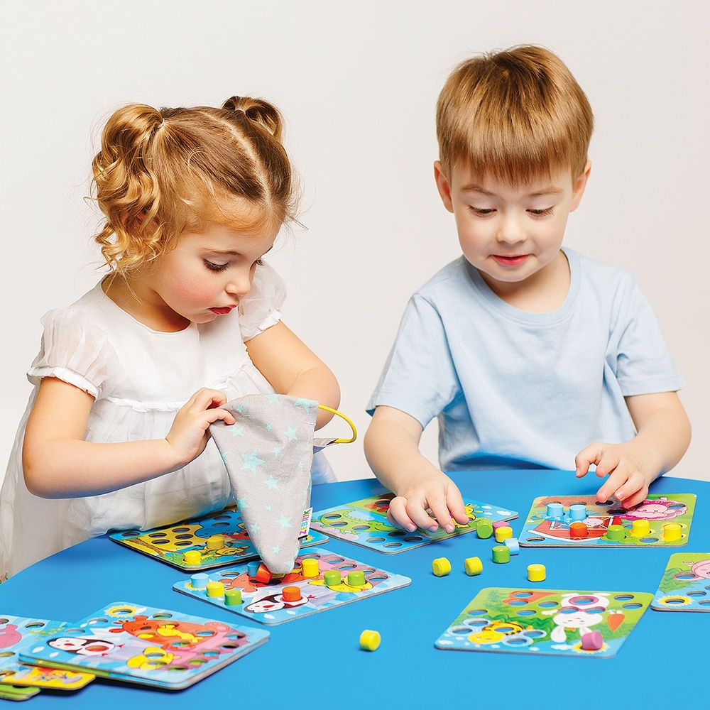 Фото, Видеообзоры дерев'яна мозаїка з мішечком. «ферма» rw4003