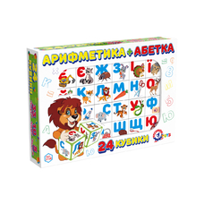 Іграшка кубики "Абетка+ арифметика ТехноК", арт.2728