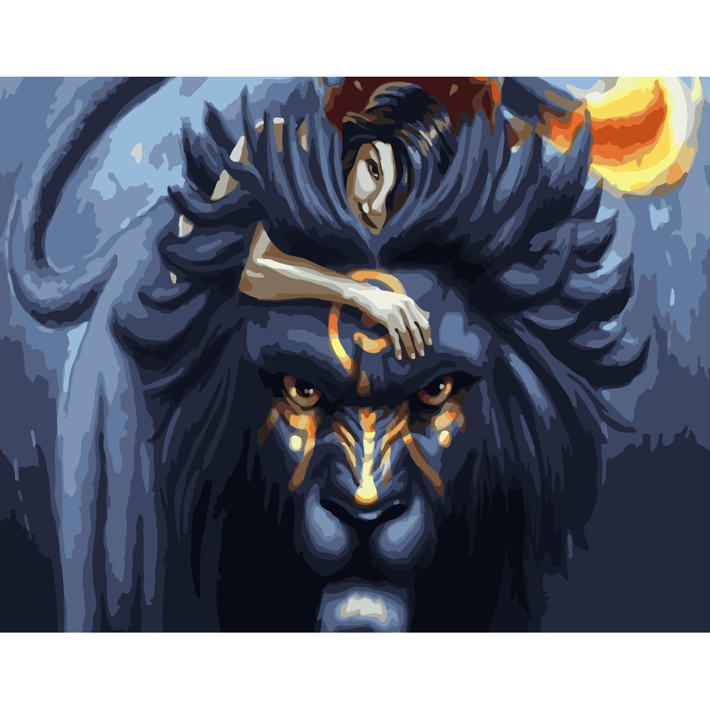 Фото, Відеоогляди картина за номерами strateg преміум темний лорд розміром 40х50 см (gs381)