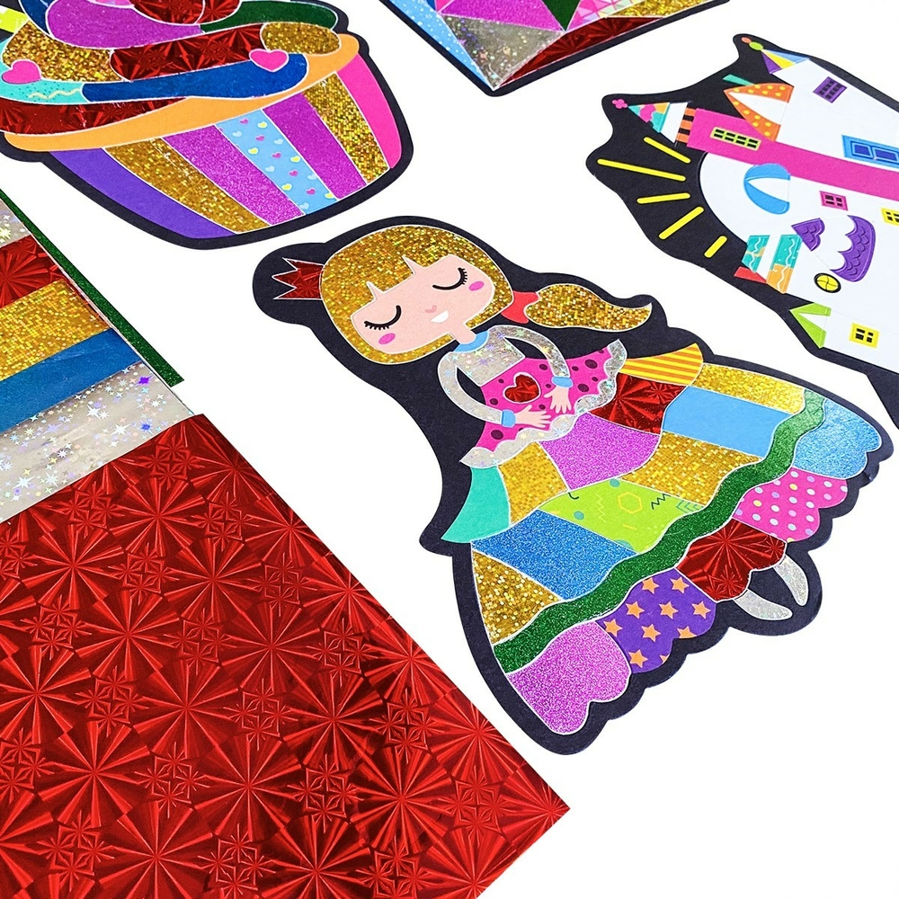 Фото, Видеообзоры набір для творчості з фольгою «foil craft. принцеса» vladi toys vt4433-11