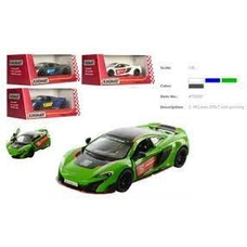Машинка металева 5” KT5392FW McLaren 675LT w/printing метал.инерц.откр.дв.кор.16*7.6*6.8 ш.к./96/