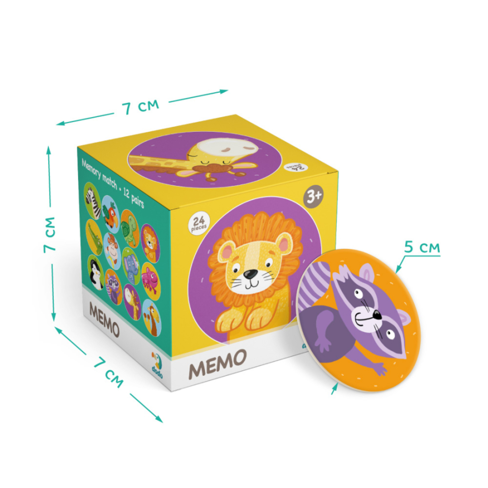 Фото, Видеообзоры настільна гра-мемо dodo дикі тваринки