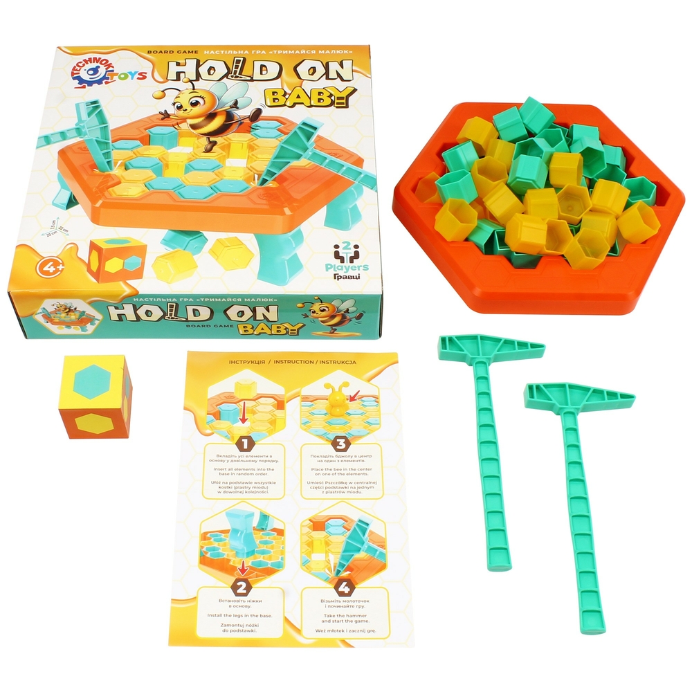 Фото, Відеоогляди настільна гра "тримайся малюк технок", арт.9741