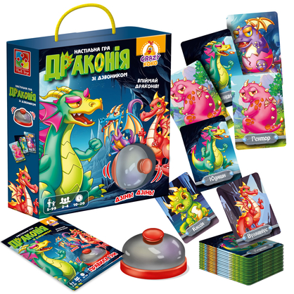 Фото, Видеообзоры гра настільна vladi toys зі дзвоником. драконія vt8010-12