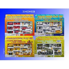 Набір машинок металевих  927W15 (72шт) в кор-ке, 31-23-3см