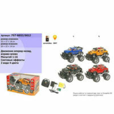 Машина-джип 797-627B (24шт / 2) пульт на батар., В кор. 20 * 14см