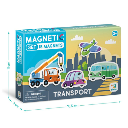 Фото, Видеообзоры набір магнітів dodo транспорт