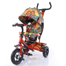 Велосипед триколісний TILLY Trike T-351-7 ЧЕРВОНИЙ з надувними колесами / 1 /