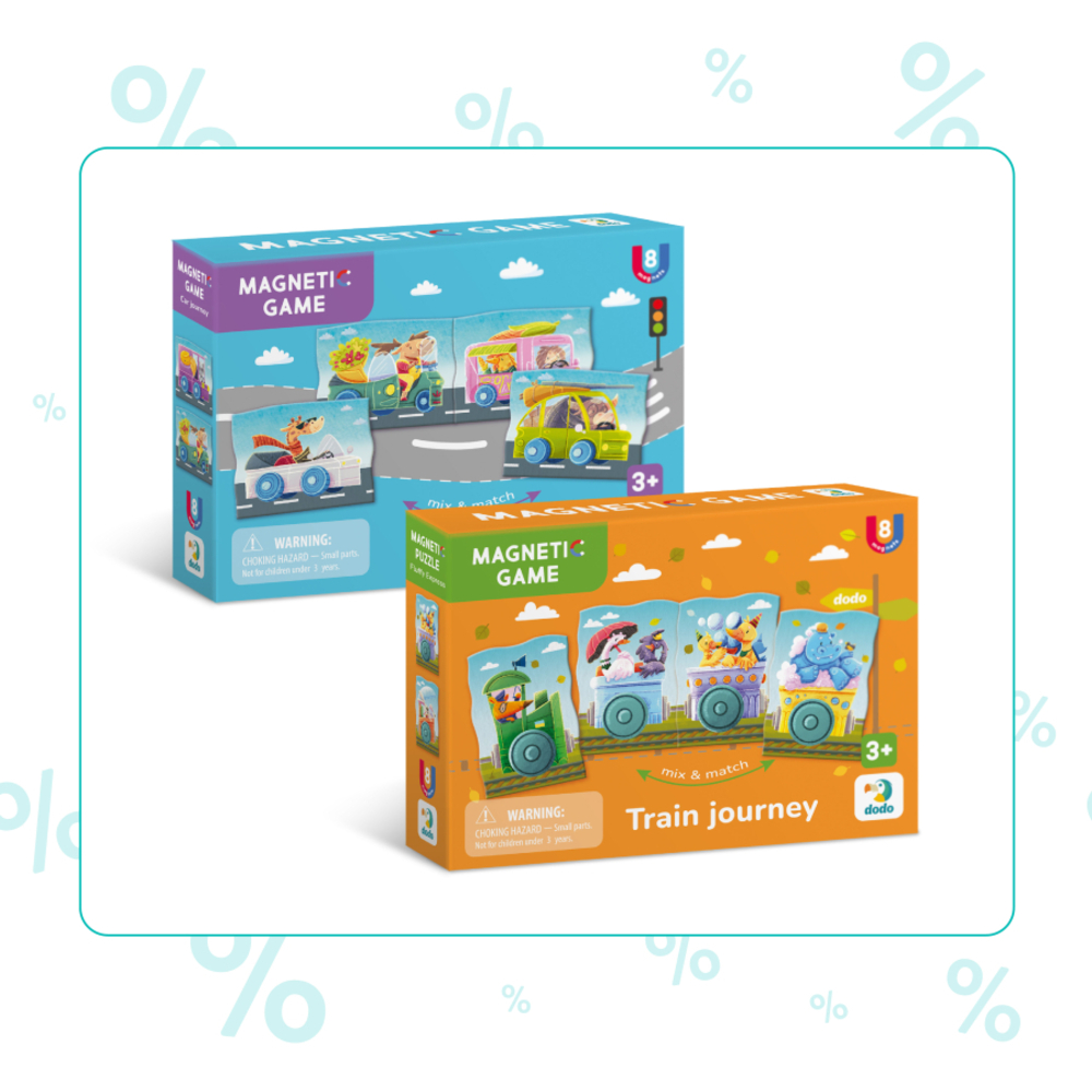 Фото, Видеообзоры набір магнітних ігор dodo подорожі