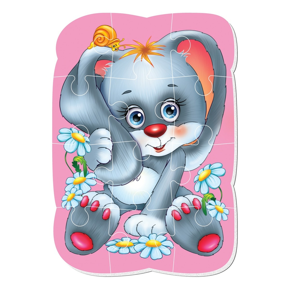 Фото, Видеообзоры магнітні пазли а5 «зайчик» vt3301-03