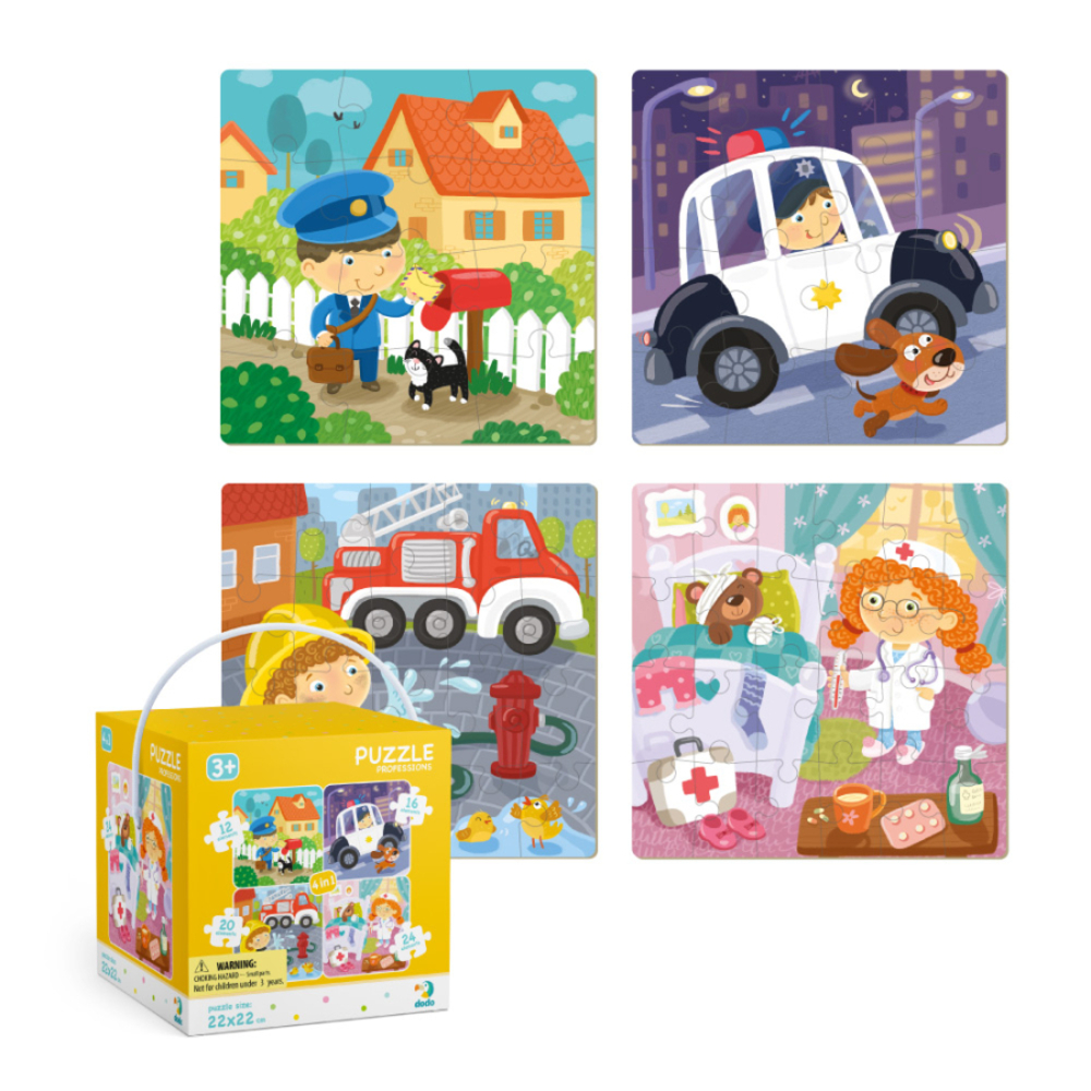 Фото, Видеообзоры набір пазлів 4в1 dodo