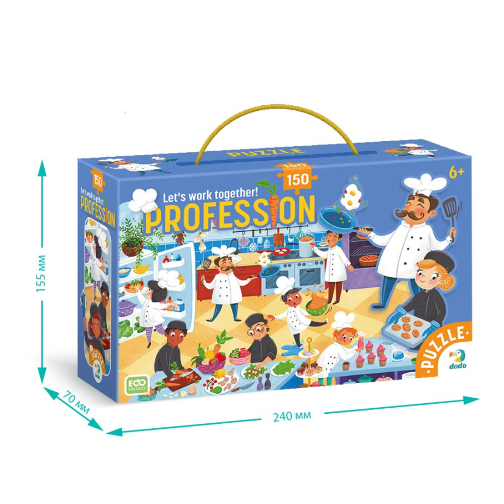 Фото, Відеоогляди пазл dodo професії повар