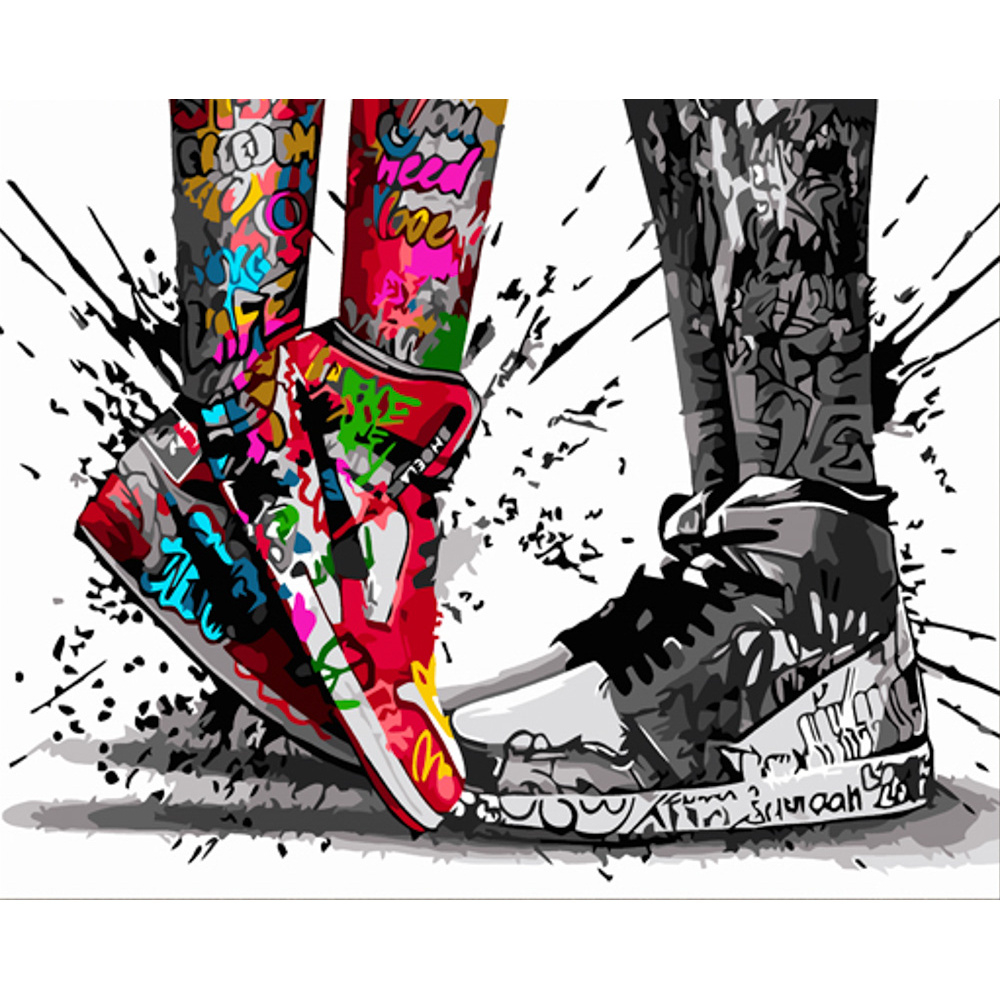 Фото, Видеообзоры картина за номерами strateg преміум кохання в jordan з лаком розміром 30х40 см (ss6789)