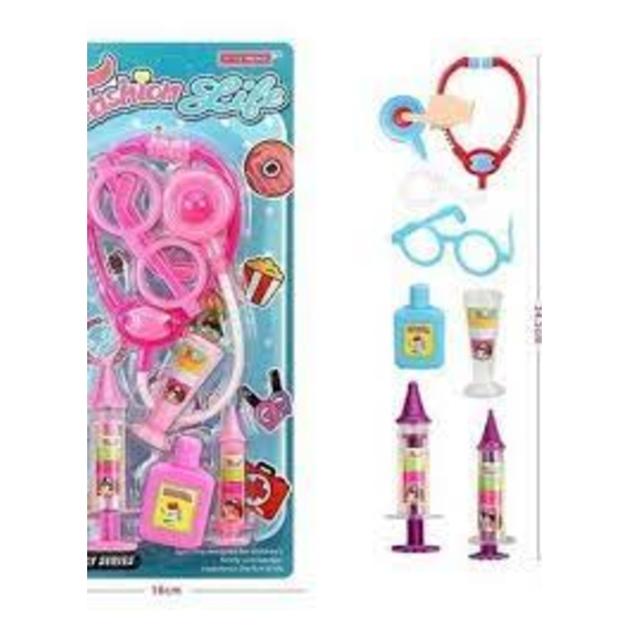 Лікар набір арт.58720/21 (108шт/2) мікс 2 види, акс планш. 16*34,5см