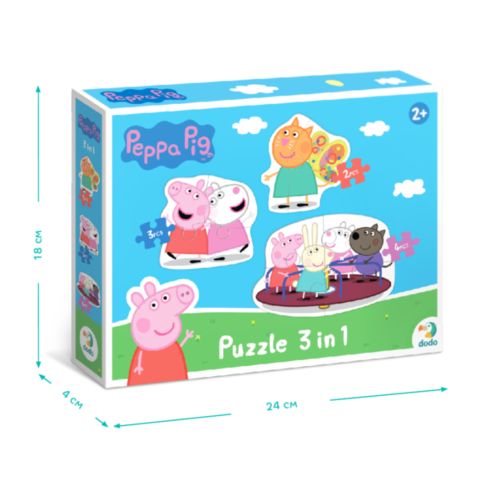 Фото, Видеообзоры пазл 3в1 dodo peppa pig пеппа та її друзі