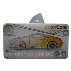 Олівці  12 цв. круглые d=4.0, ColorCore (new), Marco