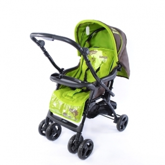 Коляска прогулочна TILLY Safari BT-WS-0003 ЗЕЛЕНИЙ с перекидной ручкой /1/
