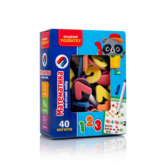 Магнітний набір «Математика з маркером» VT5411-16